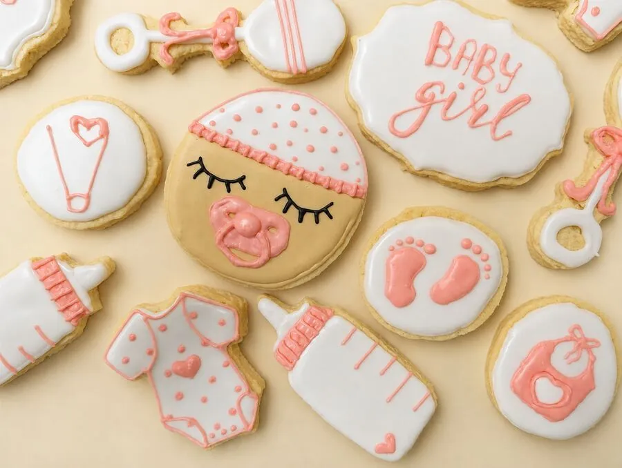 Baby Girl Shower Set