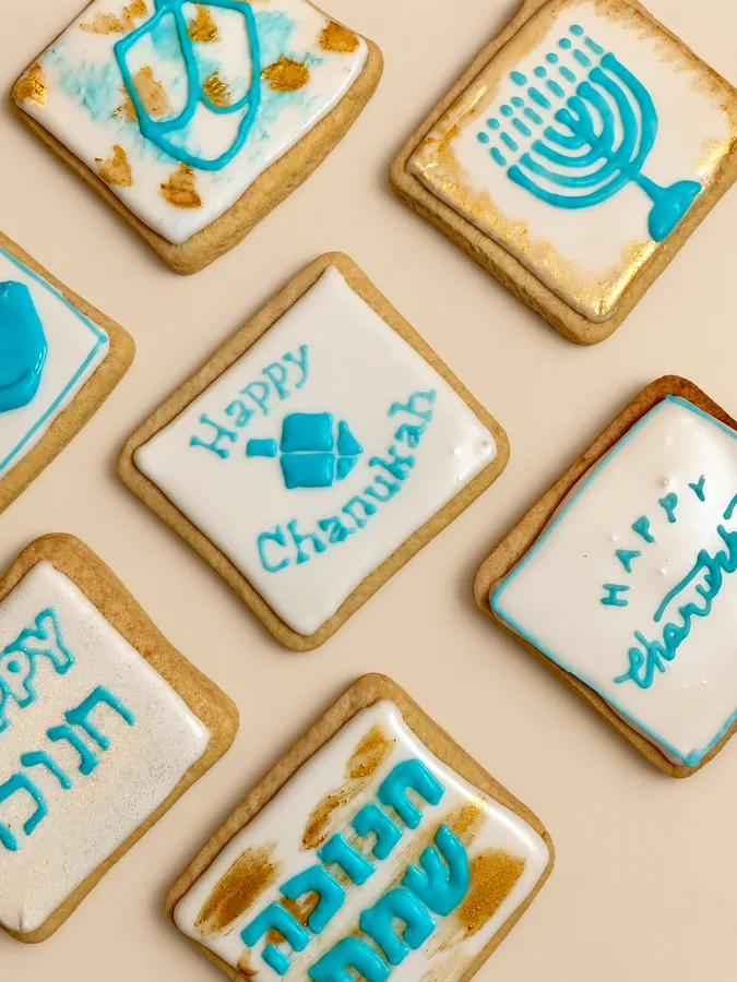 Chanukah diamond Happy Chanukah menorah and dreidel plaques