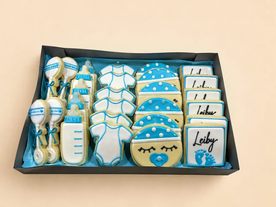 Custom decorated sugar cookie set
