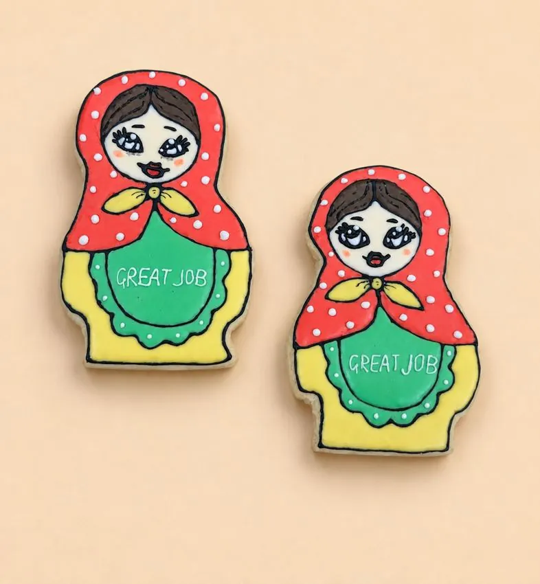 Matryoshka Doll Cookie