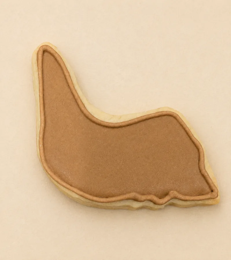 Rosh Hashana shofar cookie