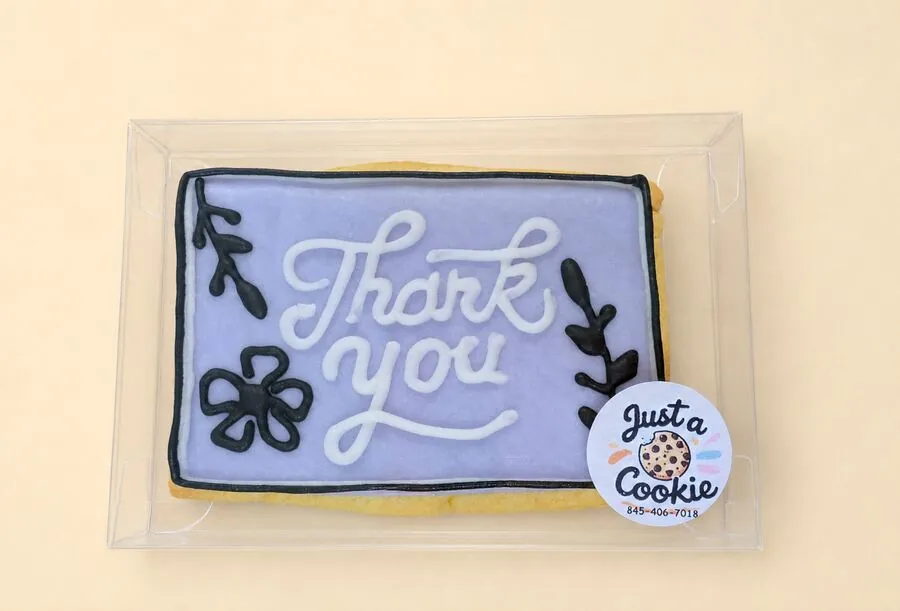 Thank You Plaque Cookie