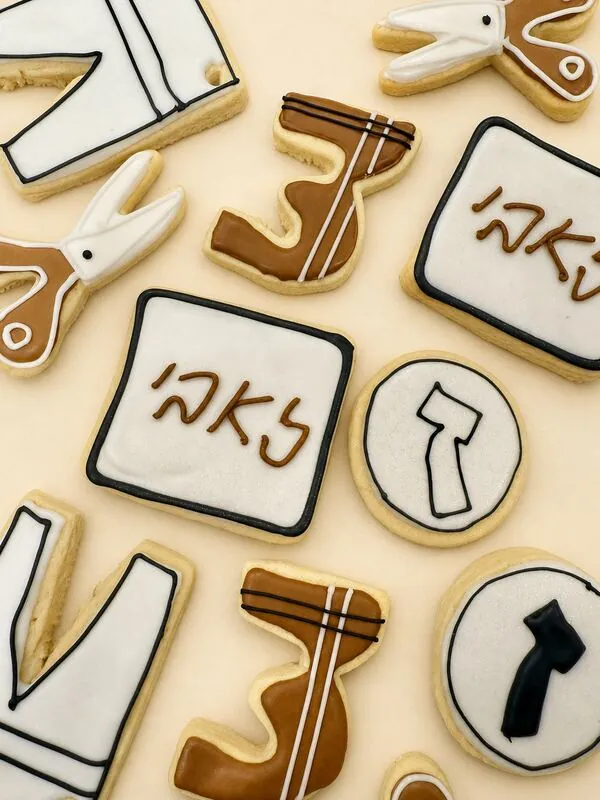 Upsherin Scissors Cookie